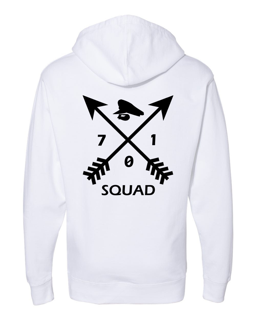 701 X SQUAD Hoodie white